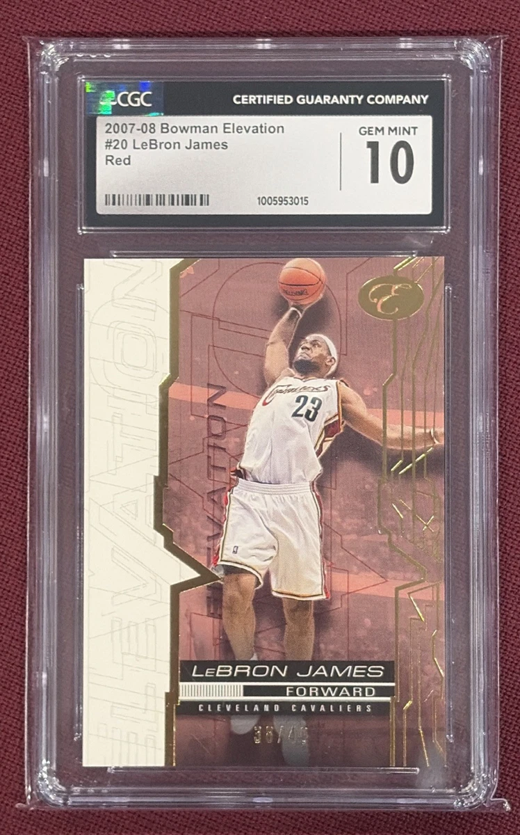 Bowman LeBron James 10 Graded Basketball Sports Trading Cards
