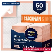 Heavy Absorbency Bed Pads, XXL Disposable 30 x 36 Chucks Pee Pads for Incontinen