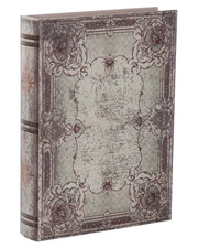 Decorative Wooden Book Box - Vintage Faux Book Boxes for Home Decor, Secret S...