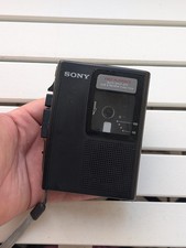 Lettore registratore vocale portatile a cassette Sony TCM-S63 funzionante!