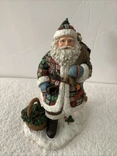 Lang Wise Susan Winget Patchwork Santa “Classic Santa” 1999 Figurine Ltd. Ed.