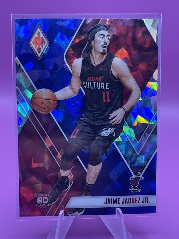 2023-24 Panini Phoenix Jaime Jaquez Jr Rookie Card Blue Ice Prizm RC
