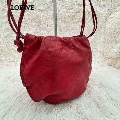 バッグ OLD LOEWE NAPPA LEATHER SHOULDER BAG Loewe Old Loewe Nappa Leather Shoulder Bag Vintage Designer