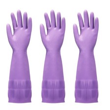 Fmp Brands Dishwashing Gloves 12 Pairs 15 Inch Extra Long Rubber Gloves For