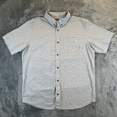 Outdoor Research Shirt Mens XL Gray Short Sleeve Button Up Hiking Outdoor