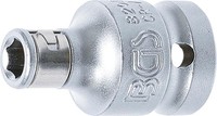 "Bgs BIT-ADAPTER Mit Haltekugel, 12,5MM (1/2\"), Innensechskant 6,3MM (1/4\")"