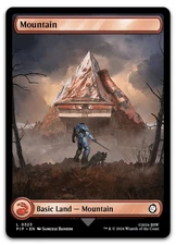 Mountain (0323) #323 (LP) Fallout PIP Magic MTG