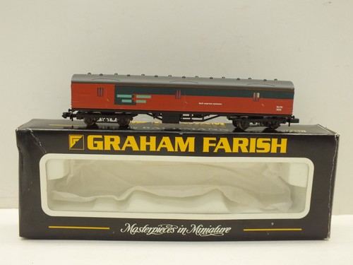 Spur N G Farish 374-127A 57FT GUV VAN RAIL EXPRESS 95193 GEBRAUCHT EXC BOXED (N91) | Zustand: Used