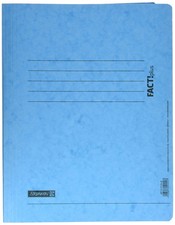 Brunnen FACT Plus A4 File/Folder, Made of Thick Pressed Cardboard light blue