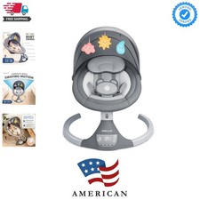 Nova Swing for Newborns - Electric Motorized Infant Swing, Bluetooth Music, 1...