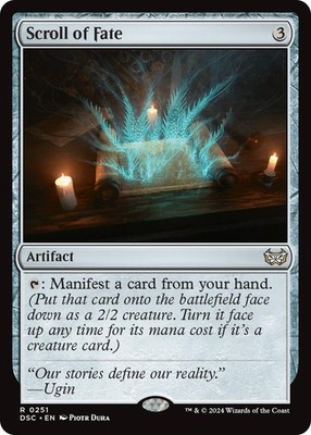 Scroll of Fate [Commander: Duskmourn: House of Horror] NM - Magic