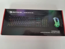 iBUYPOWER Chimera KM7 RGB Keyboard + Mouse Combo - Black - Brand New Sealed