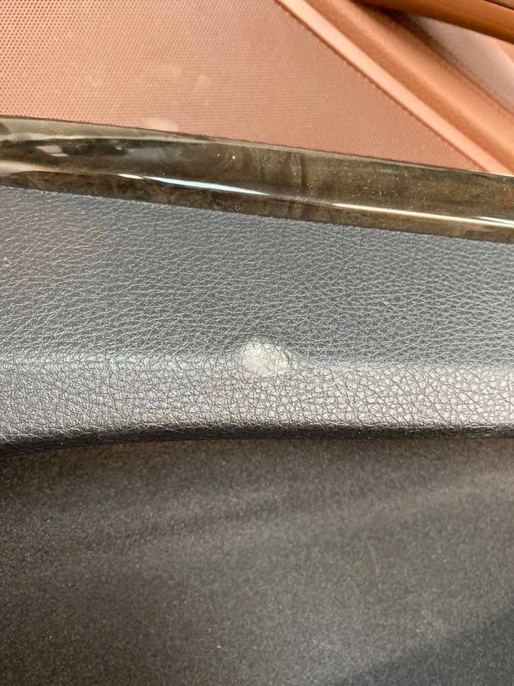 BMW 640I moldura panel puerta 13 19 delantero derecho negro marrón conjunto OEM 417304292 Foto 4 de 4