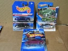 HOT WHEELS - Tail Draggers x5 -  all Minty Short Cards