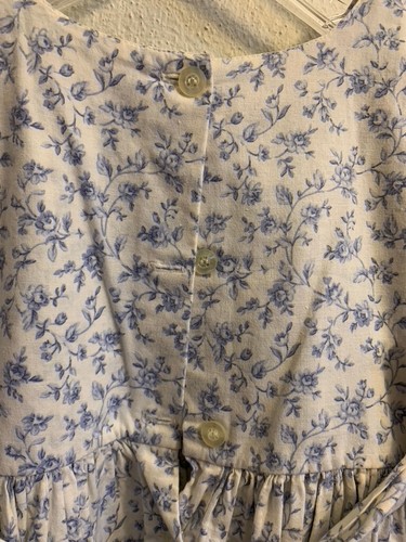 Strasburg Sleeveless Summer Dress Size 4 Smocked Embroidered Cotton Floral - Picture 6 of 7