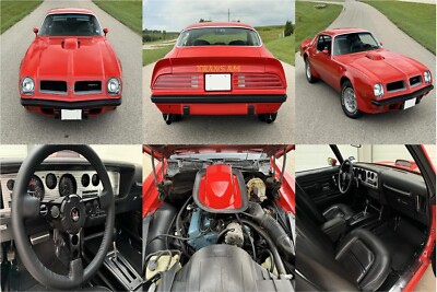 1974 Pontiac Firebird Trans Am Collage (Red)POSTER 24 X 36 INCH SWEET!