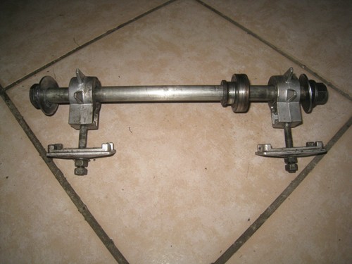 TDM 850 4TX Steck achse Hinten Kettenspanner Hinterrad Achse axle rear wheel