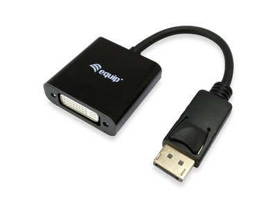 EQUIP - DisplayPort auf DVI Konverter - Schwarz - 15 cm