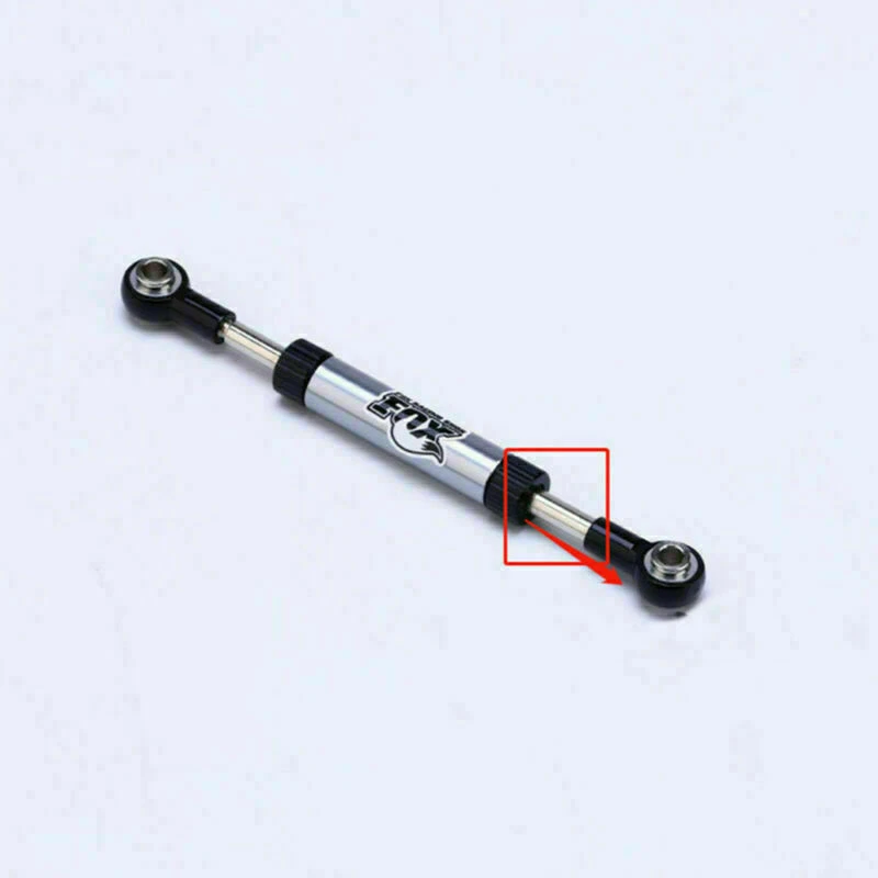 Aluminum Steering Servo Link Linkage Pull Rod For TRX4 SCX10 D90 RC Crawler Car - Image 4 of 4