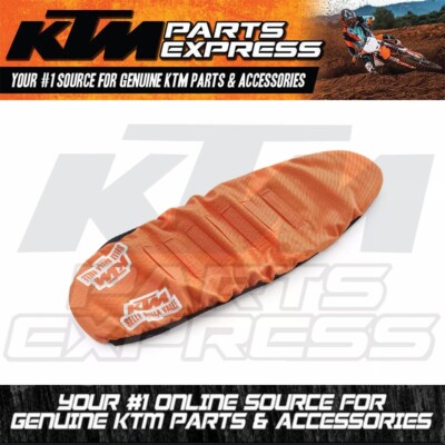NEW OEM KTM ORANGE FACTORY RACING SEAT COVER 150 250 300 350 450