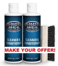 BRAND NEW FACTORY SEALED SHOE MGK MAGIC DOUBLE PACK CLEANER & CONDITIONER w/GIFT