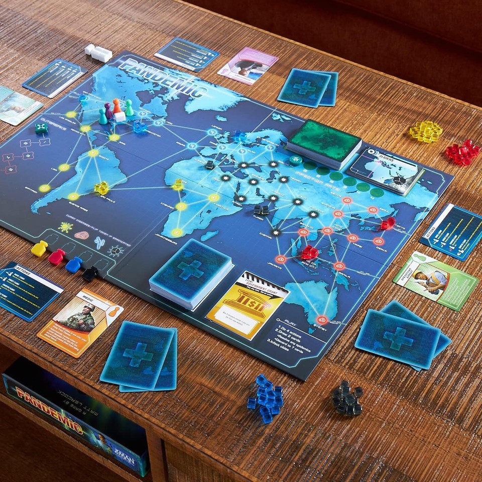 Pandemic Board Game (Base Game), Cooperative Game for Adults and Family