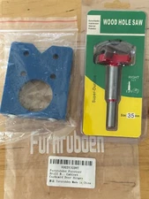 Forstner Furnrubden Drill Bit 35mm Woodworking Wood Hole Saw New Boring TCT