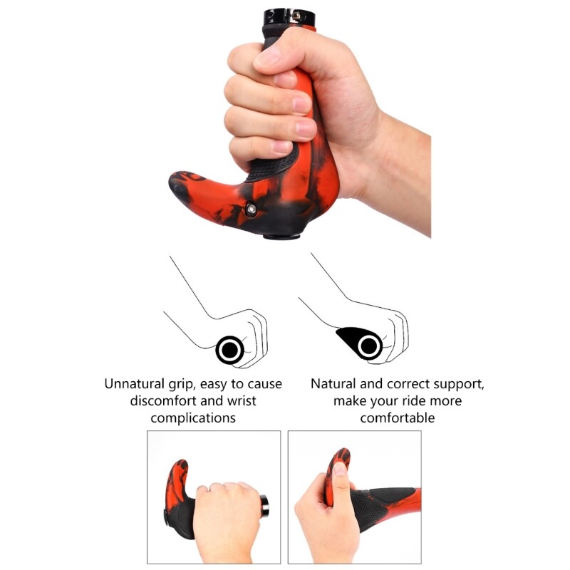 Ergonomic City Bicycles Handlebar Grips Nonslip Comfort Mountain Bike