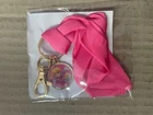 KEY CHAIN PRINCESS PEACH SHOWTIME NEW FOIL KEYRING PENDANT KEYCHAIN NINTENDO