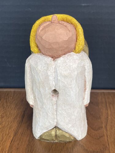 Angel Figure Worship Prayer Heavy hand-crafted sculpture & hand-painted. - Picture 2 of 6