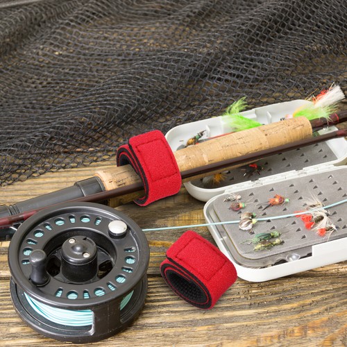 10 Pezzi Elastici Porta Palo da Pesca Fascette per Palo da Pesca - Foto 11 di 11