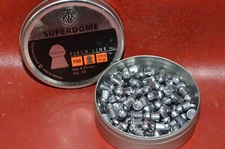 RWS .25 Cal Super Dome Airgun Pellets Field Line PCP Pellet 31gr Round Caliber