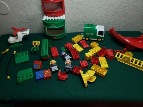Lego Duplo 2811, Fire Truck Police Station Vehicles & Figures, INCOMPLETE, As-IS - Picture 9 of 11