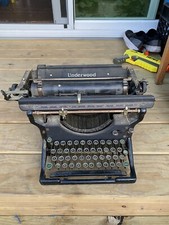Vintage Underwood No  Typewriter Pre-Owned For Parts Or Repair thumbnail