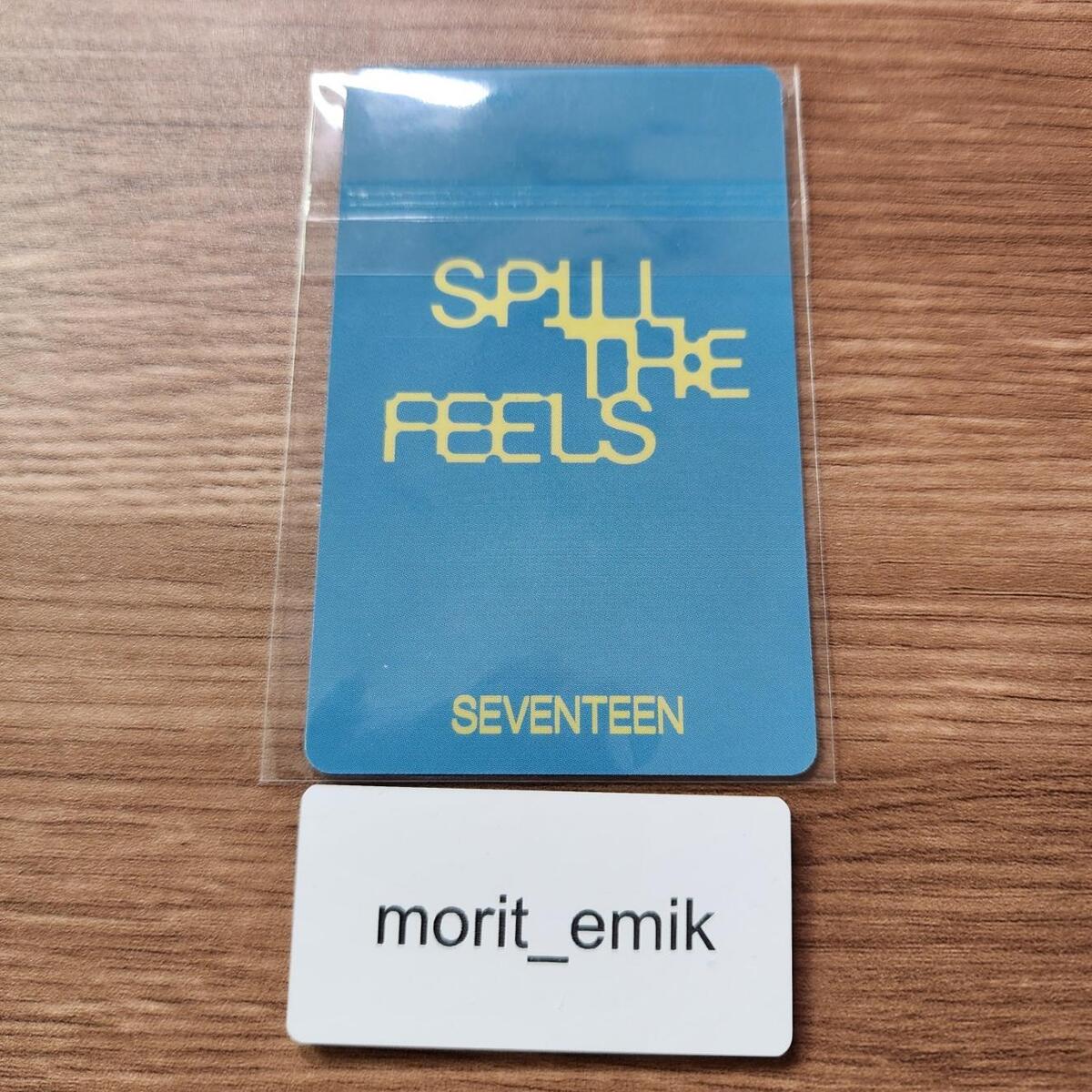 MINGYU SPILL THE FEELS SEVENTEEN CARAT ver. Weverse JAPAN MINGYU SPILL THE FEELS SEVENTEEN CARAT ver. Weverse JAPAN