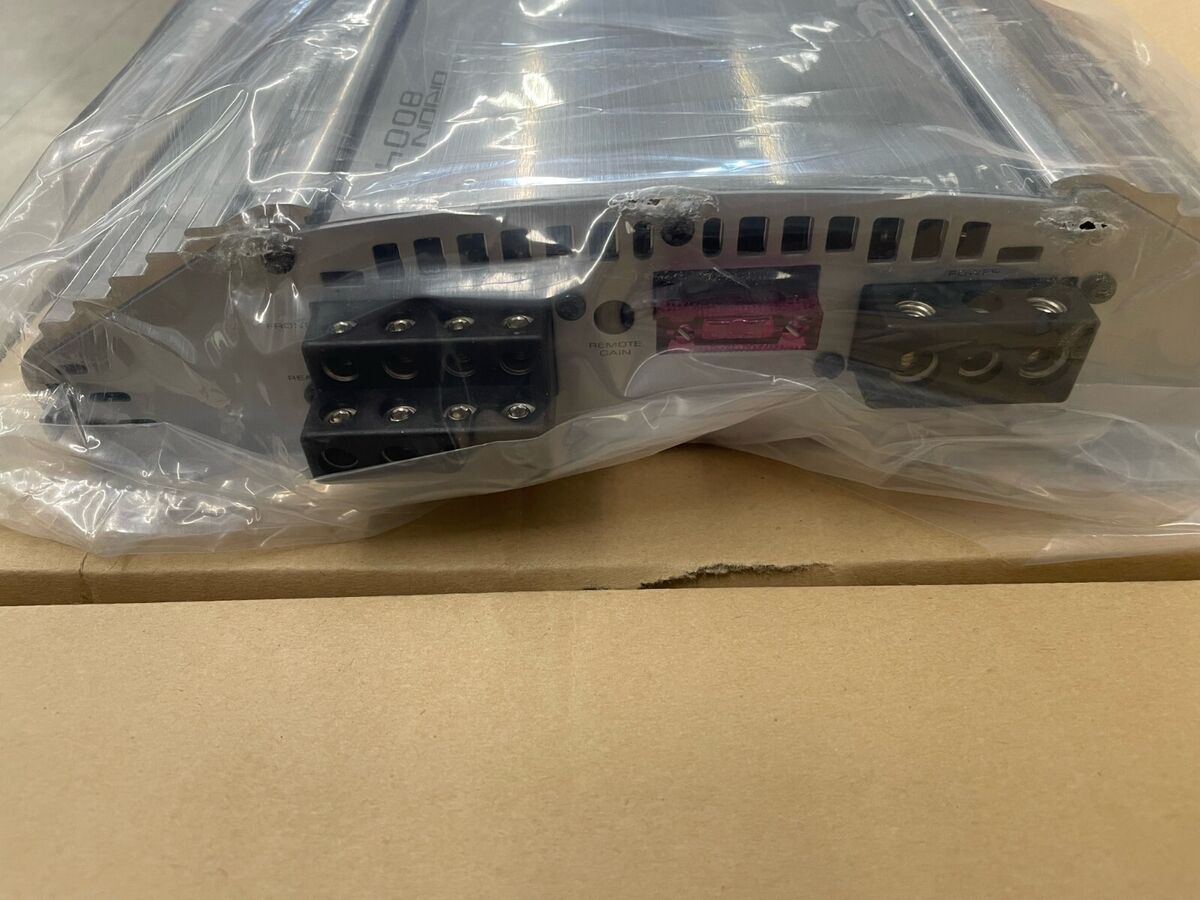 Orion 8004 chrome finish 4 channel amplifier original / new Orion 8004 chrome finish 4 channel amplifier original / new