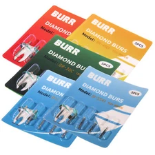 100PCS Dent FG Diamond Burs for High Speed Handpiece Friction Grip 5pcs/pack