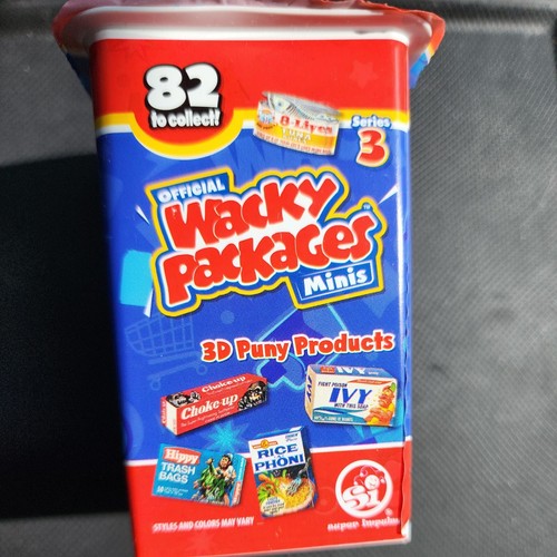 2 Packs Official Wacky Packages Minis Series 3 3D Puny Products 5 per pack - Picture 4 of 5