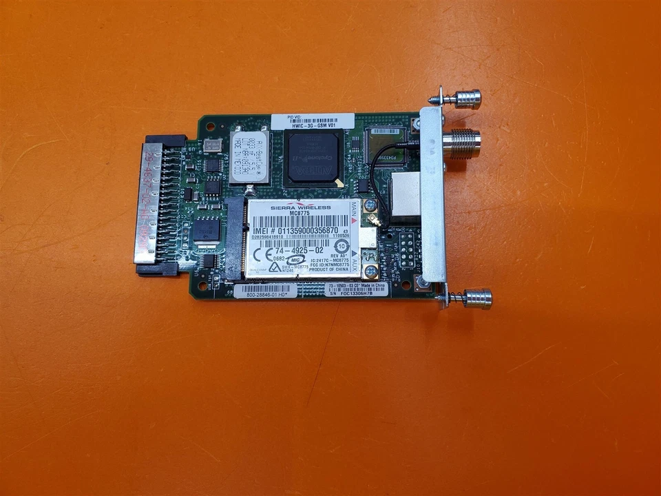 ⭐️⭐️⭐️⭐️⭐️ Cisco HWIC-3G-GSM V01 Network Card - Image 2 of 4