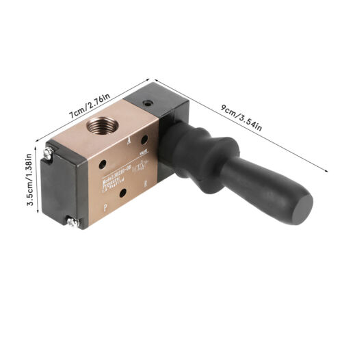 1/4" Hand Lever Operated Pneumatic Valve Air Control 3H210‑08 2 Position 3 Way - Picture 1 of 3