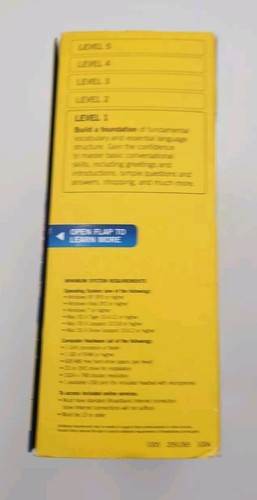 Rosetta Stone Español Totale Spanish (LATIN AMERICA) Level 1 - with Headphones - Picture 13 of 17