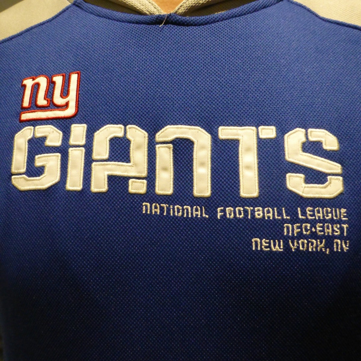 Vintage Rebook NY Giants NFL Men's Pullover Long Sleeves Hoodie