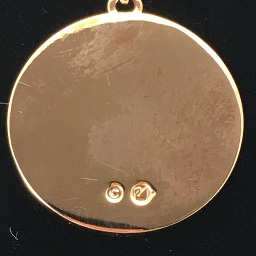 SWAROVSKI 5429126 Luckily Pave Blue White Crystal Disc Evil Eye Pendant Necklace - Picture 6 of 24