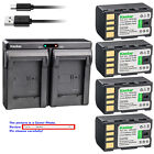 Kastar Battery Dual Charger for Jvc Bn-Vf815 & Jvc Gc-Px1 Gz-Ms130Bus Gz-Ms130R