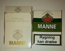 alte Zigarillo-Schachtel MANNE (Manfred) v J.P.SCHMIDT Jun. D&auml;nemark - Sammler