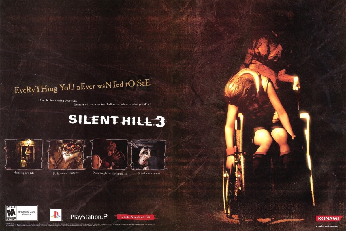 Silent Hill 3 Playstation 2 PS2 Xbox PC 2003 Game Art Print