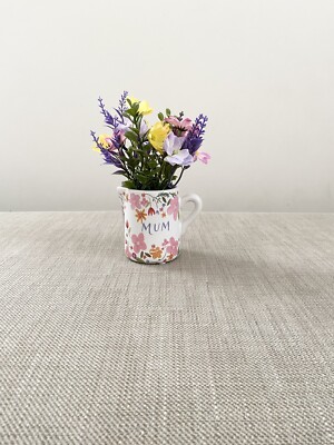 Next Kunstblumen im Mama Krug/Home Office Mama Muttertagsgeschenk/Geschenk für Sie