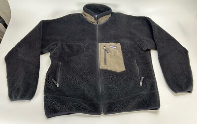 Patagonia Men's Black Classic Retro-X Fleece Jacket Style Patagonia Men's Black Classic Retro-X Fleece Jacket Style