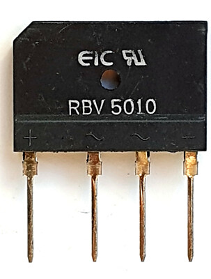 RBV5010 - Brückengleichrichterdiode, einzeln, 1000V 1 kV, 50 A - Ref:763A