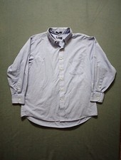 Men's Shirt CHAPS Ralph Lauren Button Down Size 17-17.5  34/35 Blue 